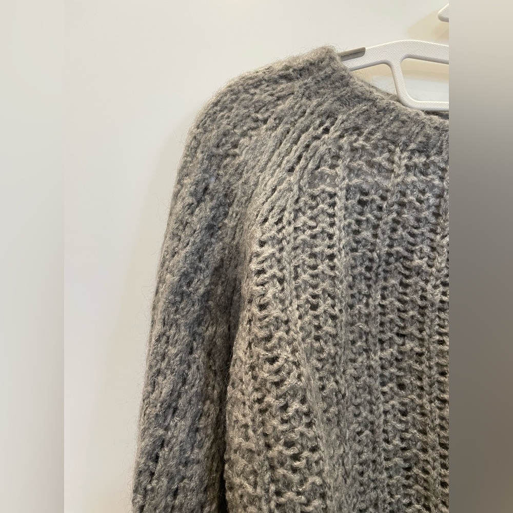Cozy Gray Knit Sweater